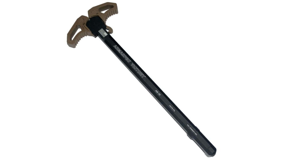 Armaspec Victory AR10 Charging Handle, Flat Dark Earth, ARM162-FDE