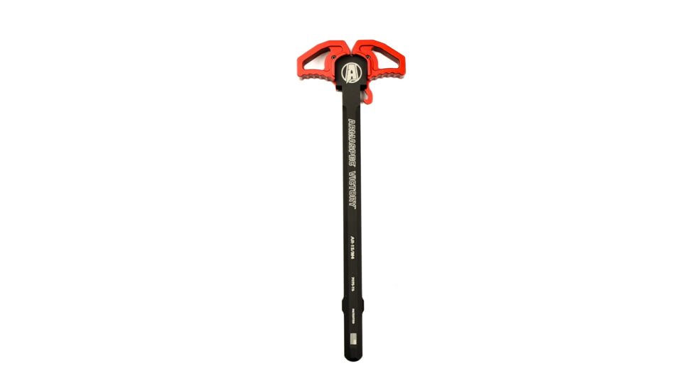 Armaspec Victory AR15 Compact Charging Handle, Red, ARM163-RED