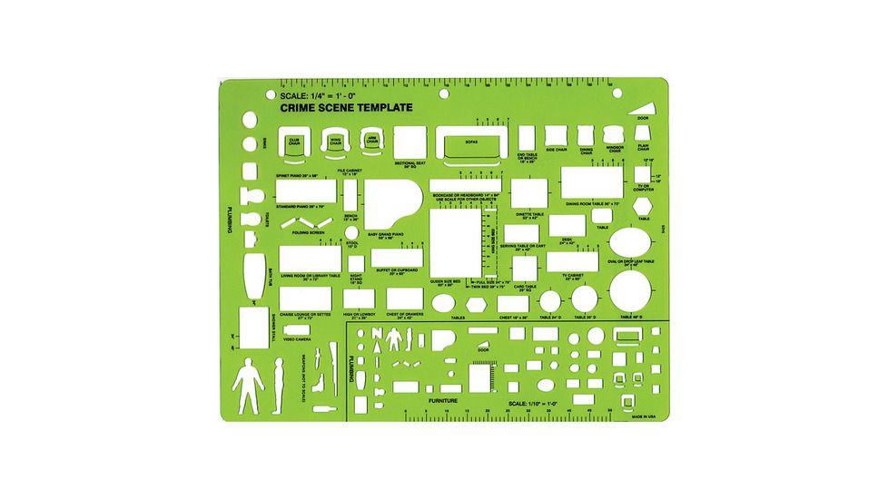 Armor Forensics Crime Scene Template - 4-0100