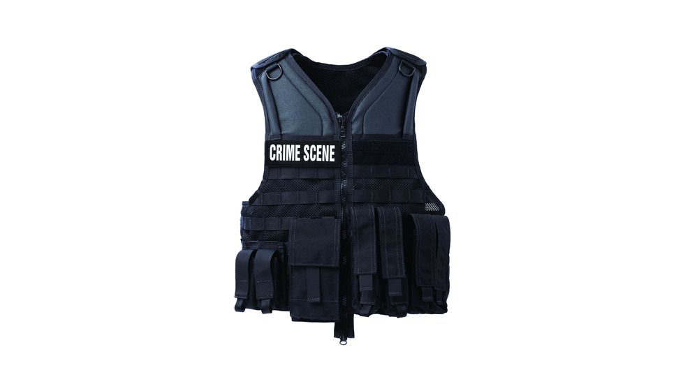 Armor Forensics Crime Scene Vest - Black Ea - PG0006-BLK
