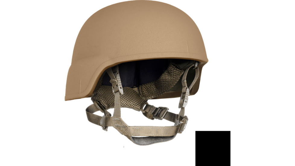 ArmorSource AS-200 Full Cut NIJ IIIA Tactical Helmet, Black, Extra Large, 200XLRCBKS