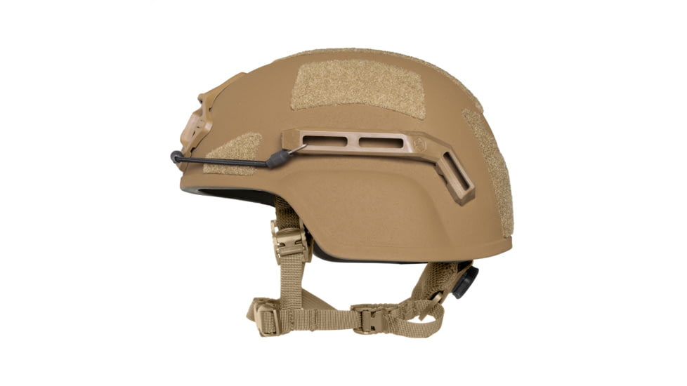 ArmorSource AS-200 NIJ IIIA Fully Loaded Ballistic Helmet, Regular Cut, Coyote Brown, Extra Large, 200XLRCCBSU3LR3KV2
