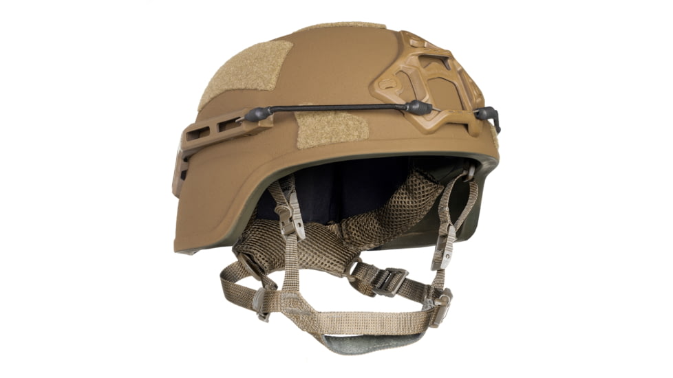 ArmorSource AS-200 NIJ IIIA Fully Loaded Ballistic Helmet, Regular Cut, Coyote Brown, Extra Large, 200XLRCCBSU3LR3KV2