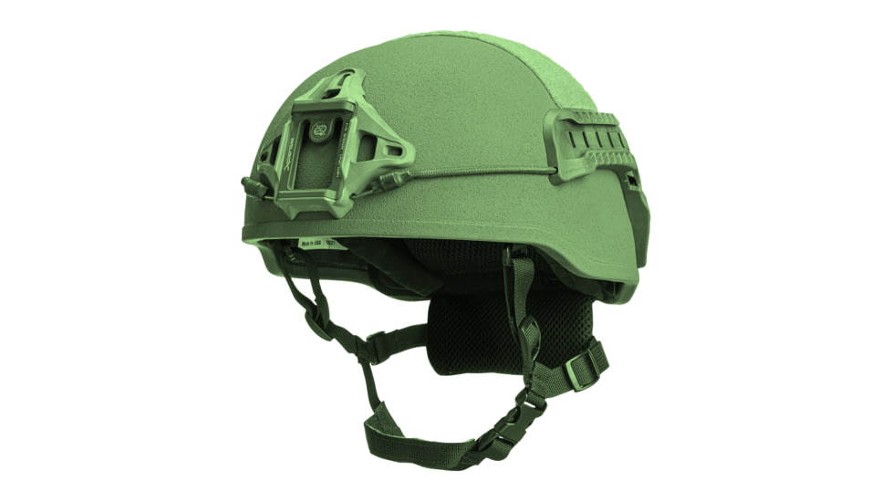 ArmorSource AS-501 Gen2 U.S. Army Advanced Mid-Cut Special Command Configuration Combat Helmet, Foliage Green, Small, 501G2-MCS-R10P4-R-W3-V-FG