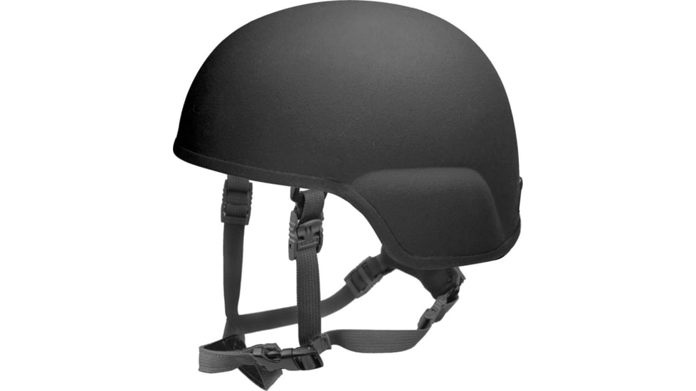 ArmorSource Aire LE Law Enforcement Ultra-Lightweight Regular-Cut Ballistic Helmet, Black, Large, AIRELE-RCL-R4P2-BK