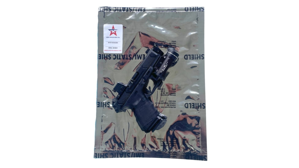 Arms Preservation ESD/VCI MIL-SPEC VCI Pistol Storage Bag, Transparent, 11x15 inch, FSP001-ESD