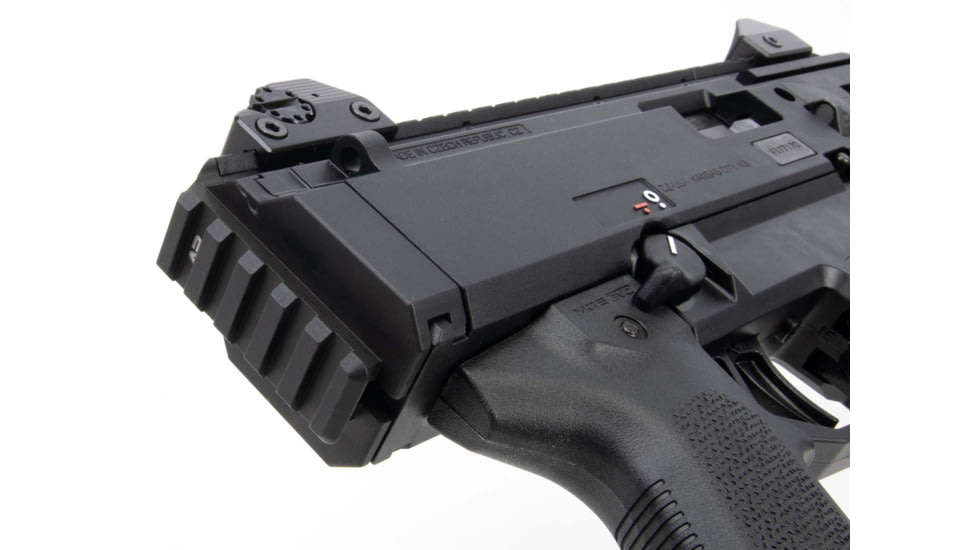 Arms Republic Picatinny Stock/Brace Adaptor for CZ Scorpion, Black, AR-CZSCOR-PIC-ADPT