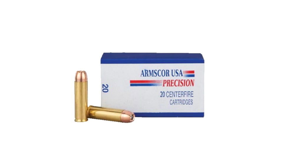Armscor Precision Inc .500S&amp;W 300 Grain XTP Brass Cased Pistol Ammo, 20RD, ARMSFAC500SW-1N