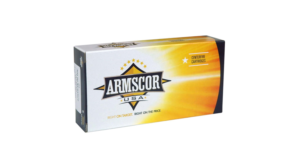 Armscor Precision Inc USA .500 S&amp;W Magnum 300 Grain Jacketed Hollow Point Brass Cased Pistol Ammo, 20 Rounds, FAC500SW-1N-20RD