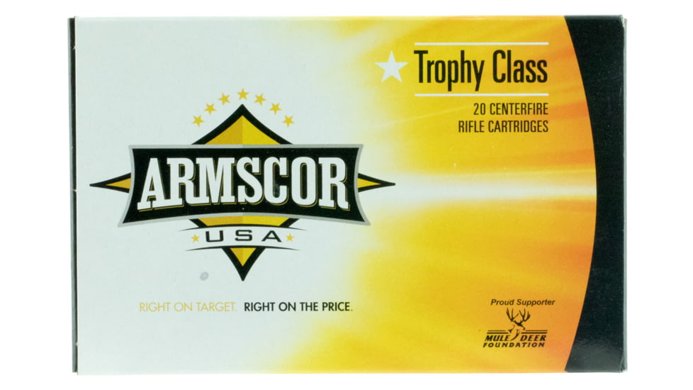 Armscor Precision Inc 7mm Remington Magnum 175 Grain Spitzer Boat Tail Brass Cased Rifle Ammo, 20 Rounds, FAC7MM175GRA
