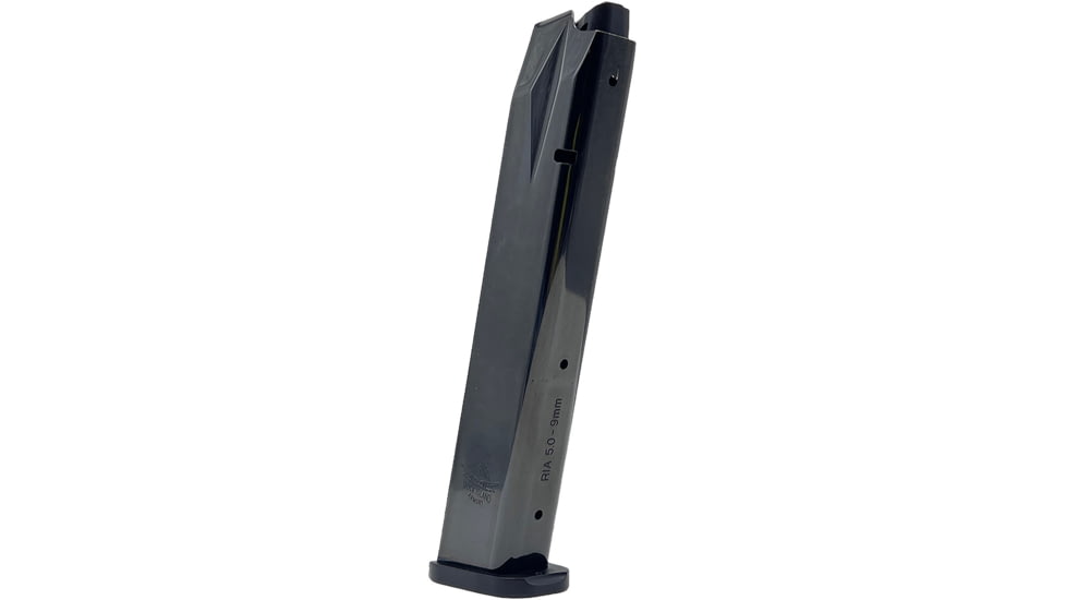 Armscor Precision Inc Rock Island 5.0 Pistol Magazine, 9mm Luger, 26 Round, Black, 1 Pack, Steel, 5417329-26RD