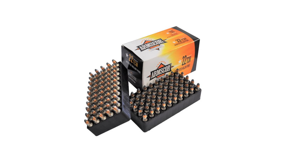 Armscor Precision Inc TCM9R 39 Grain JHP Brass Cased Pistol Ammo, 50RD, ARMS50328