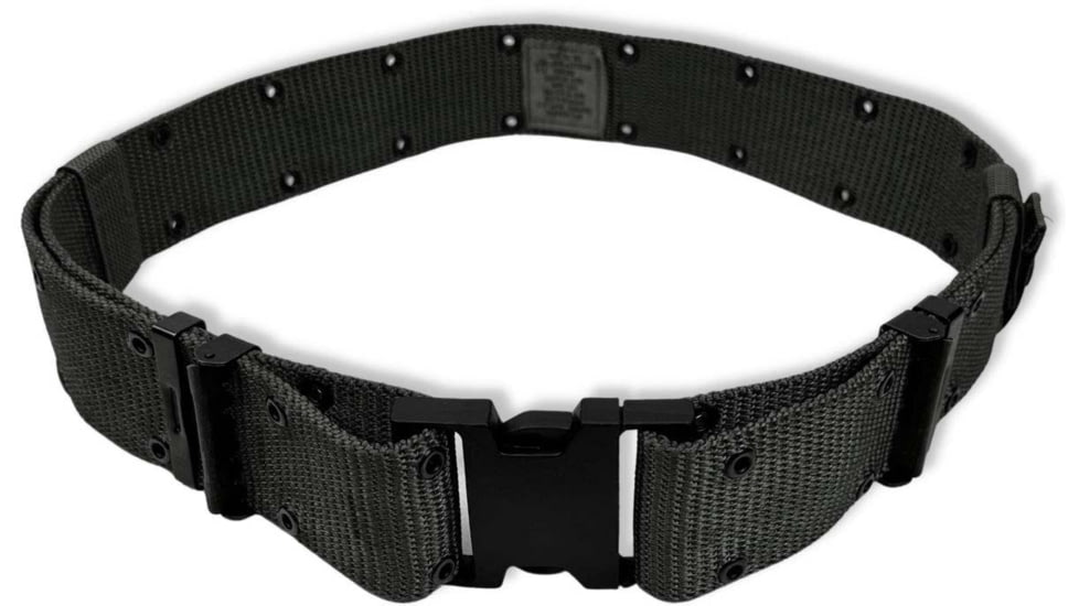 Army Navy Sales GI Pistol Belt, Nylon, Adjustable, Black, NPBB