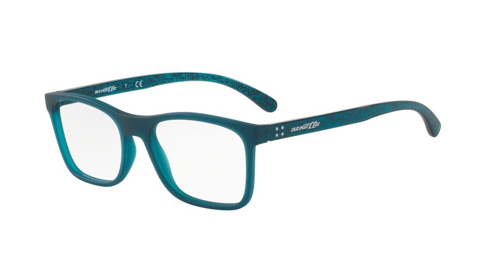 Arnette AKAW AN7125 Eyeglass Frames 2472-53 - Matte Transparent Blue Frame