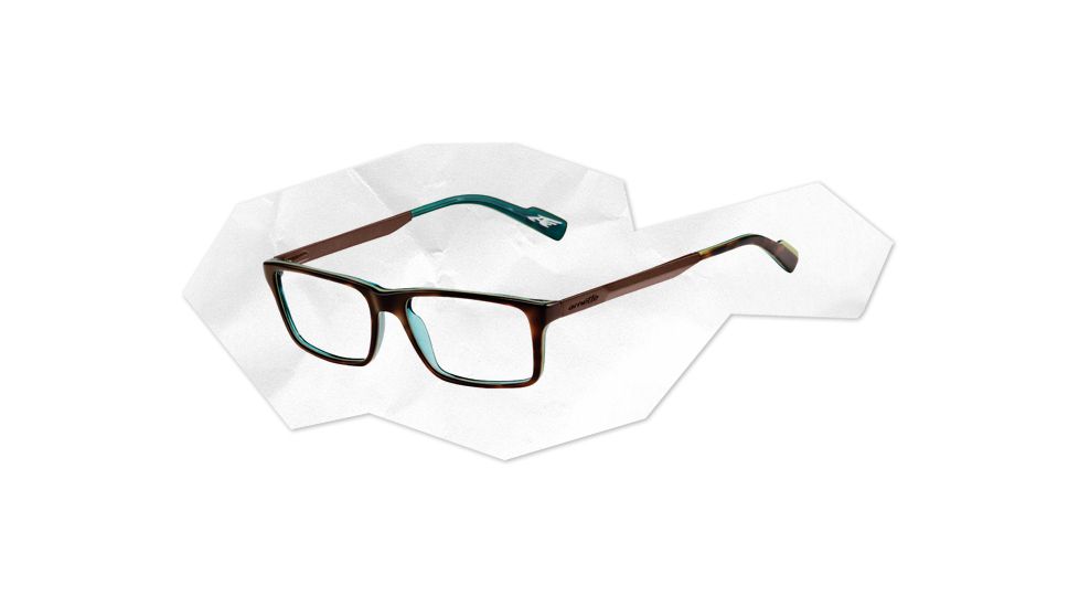 Arnette Arnette Auxilliary Eyeglasses, Havana On Green/Transparent SV-AN7051-0251