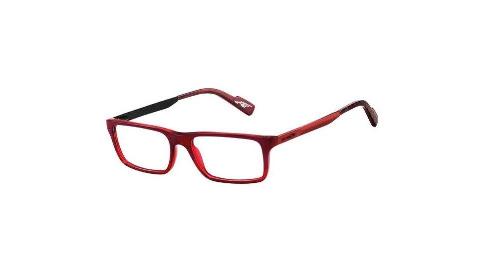Arnette Auxilliary Single Vision Prescription Eyeglasses, Red Gradient Frame, 51mm AN7051-0851SV