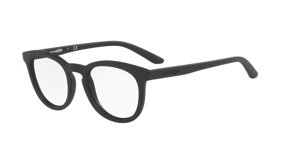 Arnette BOTTOM TURN AN7120 Bifocal Prescription Eyeglasses, 49mm, Matte Black, AN7120-01-49-BI