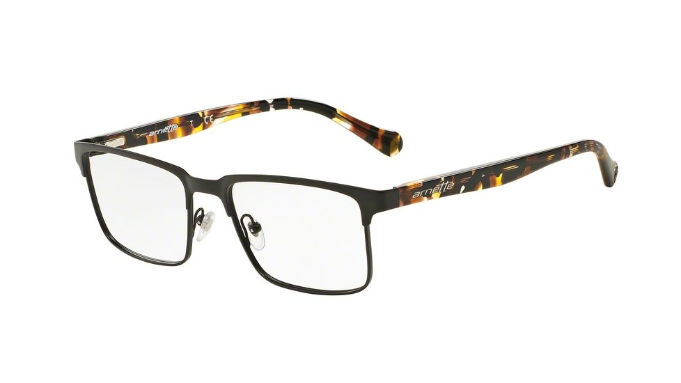 Arnette COMPONENT AN6097 Bifocal Prescription Eyeglasses, 53mm, Matte Black, AN6097-501-53-BI