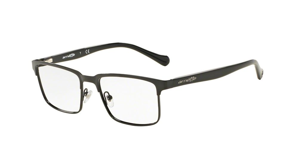 Arnette COMPONENT AN6097 Bifocal Prescription Eyeglasses, 53mm, Gloss Black, AN6097-528-53-BI