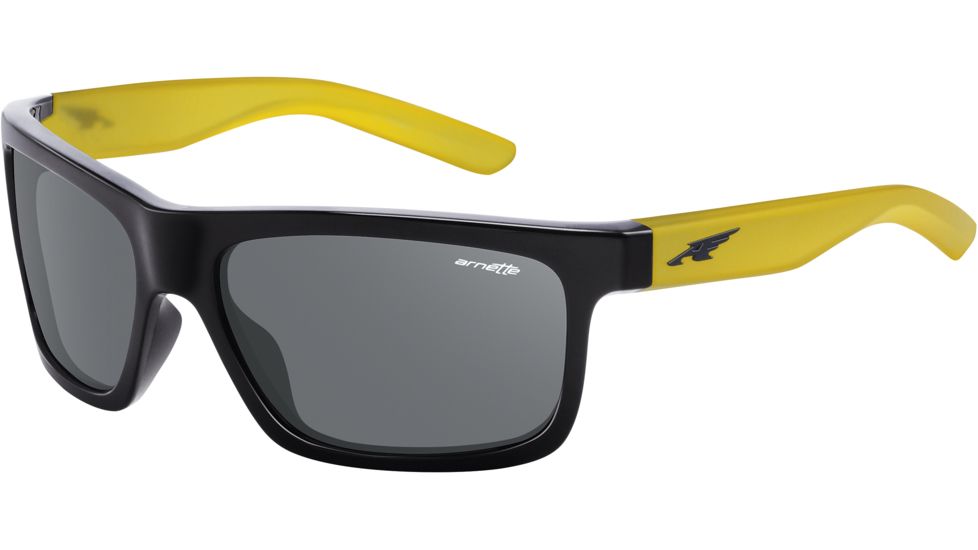 Arnette Arnette Easy Money Sunglasses, Gloss Black-Gm Yel SV-AN4190-06
