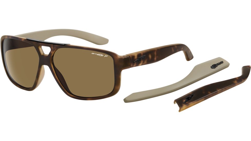 Arnette Arnette Fat City Sunglasses, Fuzzy Havana AN4189-04PR