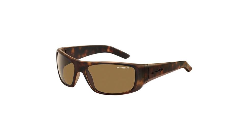 Arnette Hot Shot Progressive Prescription Sunglasses, Fuzzy Havana Frame, Polarized Brown Lens, Polarized-AN4182-06PR