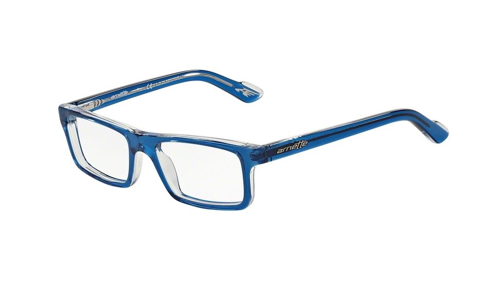 Arnette LO-FI AN7060 Prescription Eyeglasses, 47mm, Traslucent Blue, AN7060-1130-47-SV
