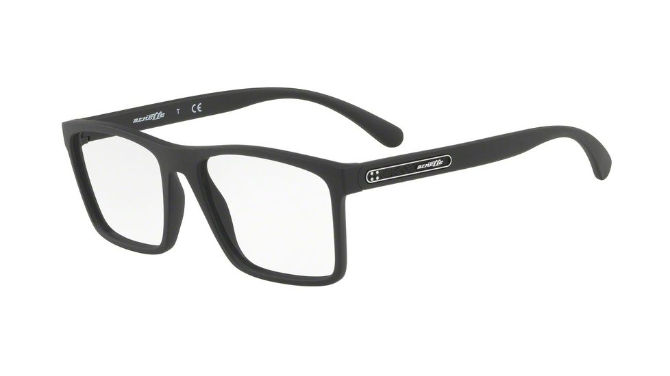 Arnette MC TWIST AN7147 Progressive Prescription Eyeglasses, 54mm, Matte Black, AN7147-01-54-PRO