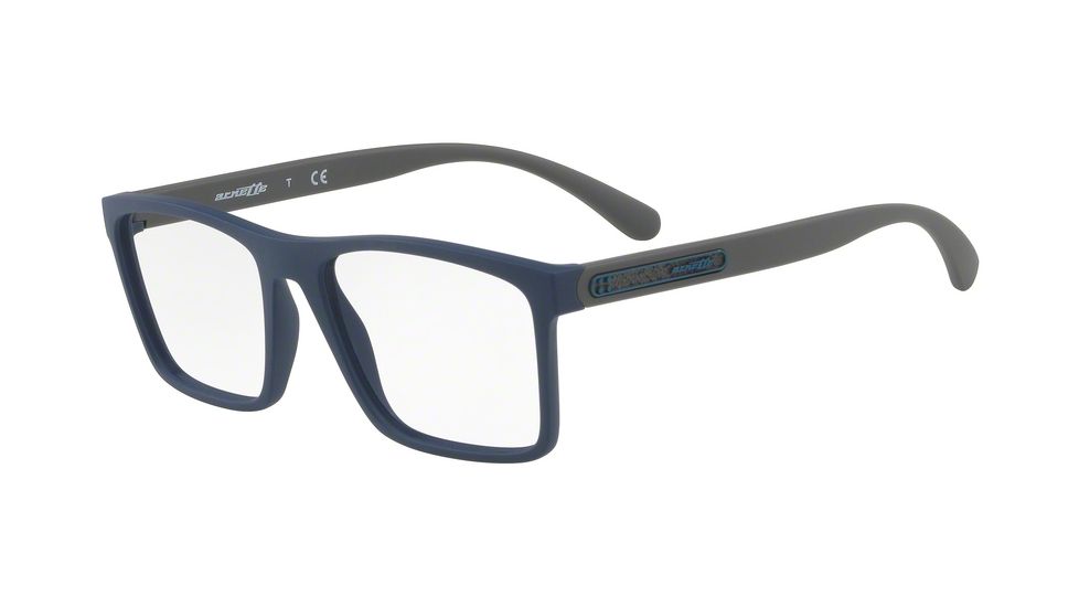 Arnette MC TWIST AN7147 Progressive Prescription Eyeglasses, 54mm, Matte Blue, AN7147-2527-54-PRO