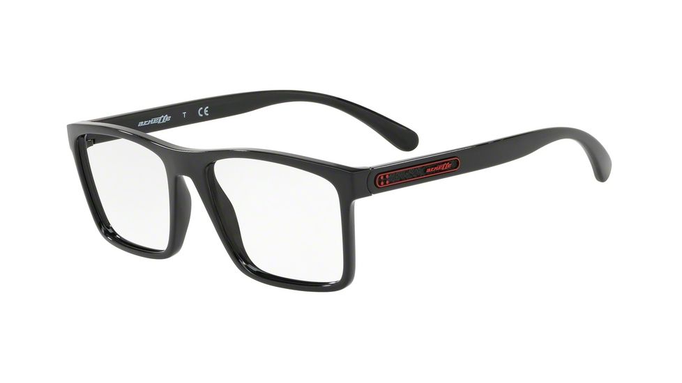 Arnette MC TWIST AN7147 Progressive Prescription Eyeglasses, 54mm, Black, AN7147-41-54-PRO