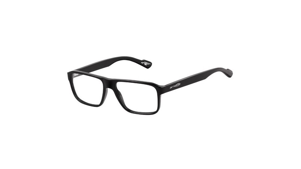 Arnette Revival Bifocal Prescription Eyeglasses, Gloss Black Frame, 51mm AN7062-0151BI