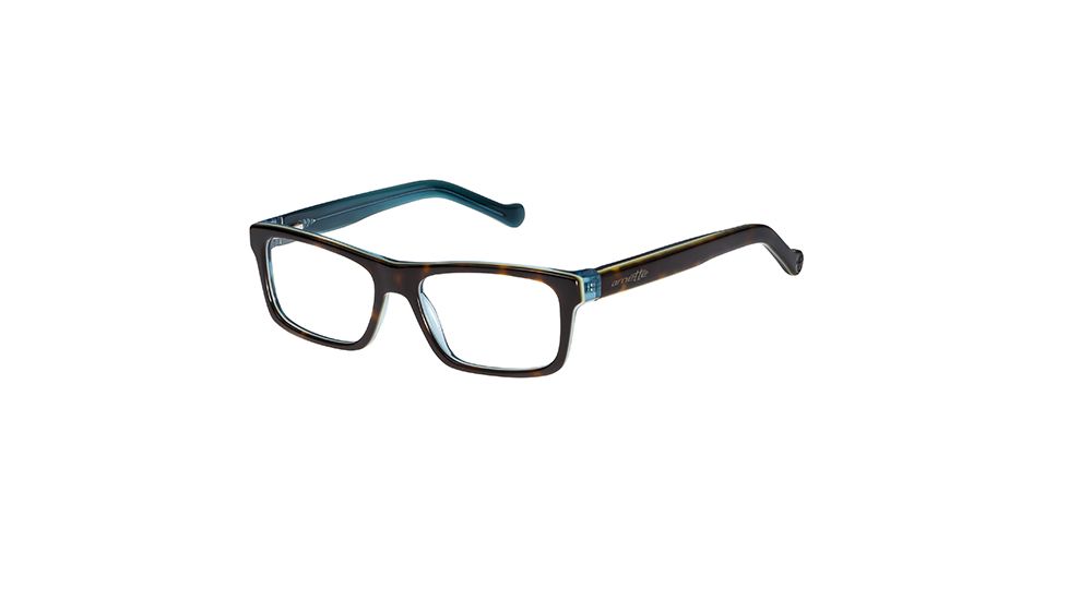 Arnette Scale Eyeglasses, Havana/Translucent Green Frame-AN7085-0349