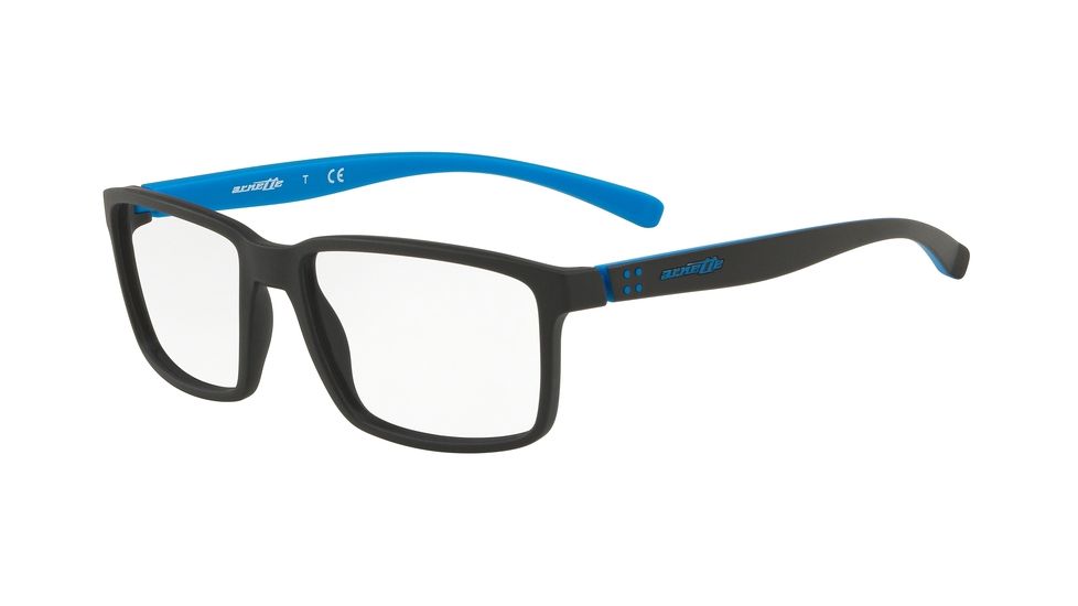 Arnette YO! AN7157 Prescription Eyeglasses, 55mm, Matte Black, AN7157-2562-55-SV