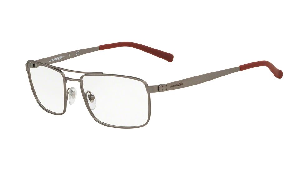 Arnette ZIPLINE AN6119 Bifocal Prescription Eyeglasses, 55mm, Gunmetal Rubber, AN6119-700-55-BI
