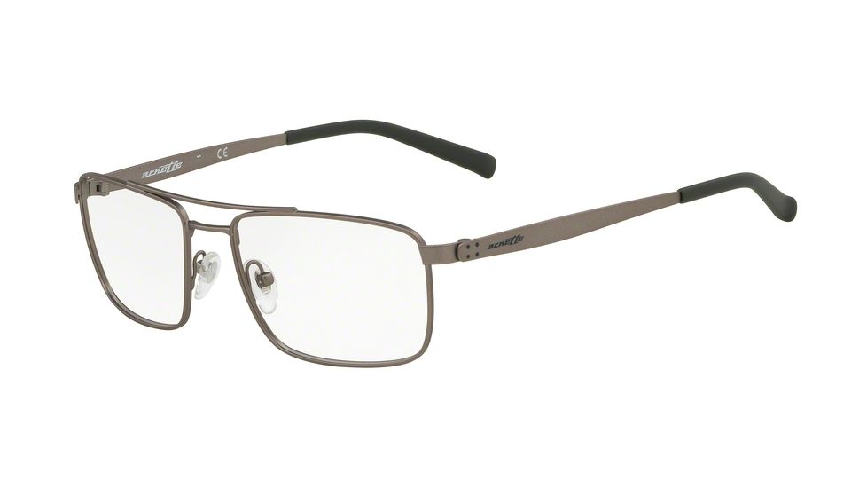 Arnette ZIPLINE AN6119 Bifocal Prescription Eyeglasses, 55mm, Gunmetal Rubber, AN6119-706-55-BI