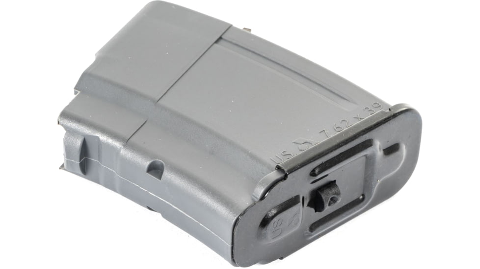 Arsenal Inc AR-47 7.62x39 Caliber 10-Round Magazine, Smooth Pattern w/ Metal Lug, Gray, 10 Round, M-47US10GY-10RD