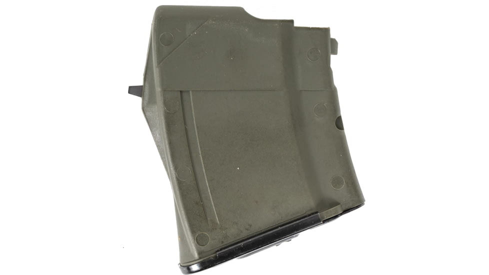 Arsenal Inc AK-47 7.62x39 Caliber 10-Round Magazine, Smooth Pattern w/ Metal Lug, OD green, 10 Round, M-47US10G-10RD