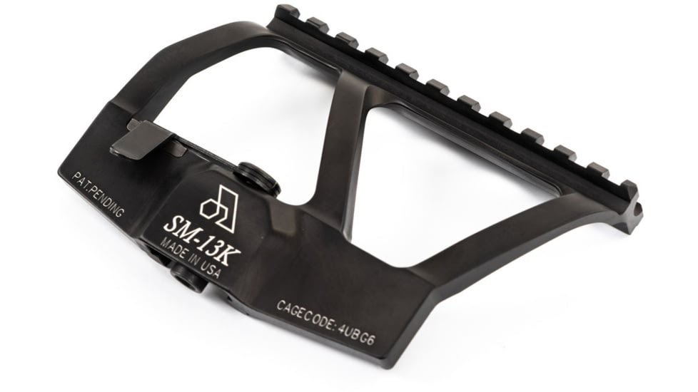 Arsenal Inc Next Gen Quick Release Riflescope Mounts w/ Picatinny Rail for AKSU, Black, 5in, SM-13K