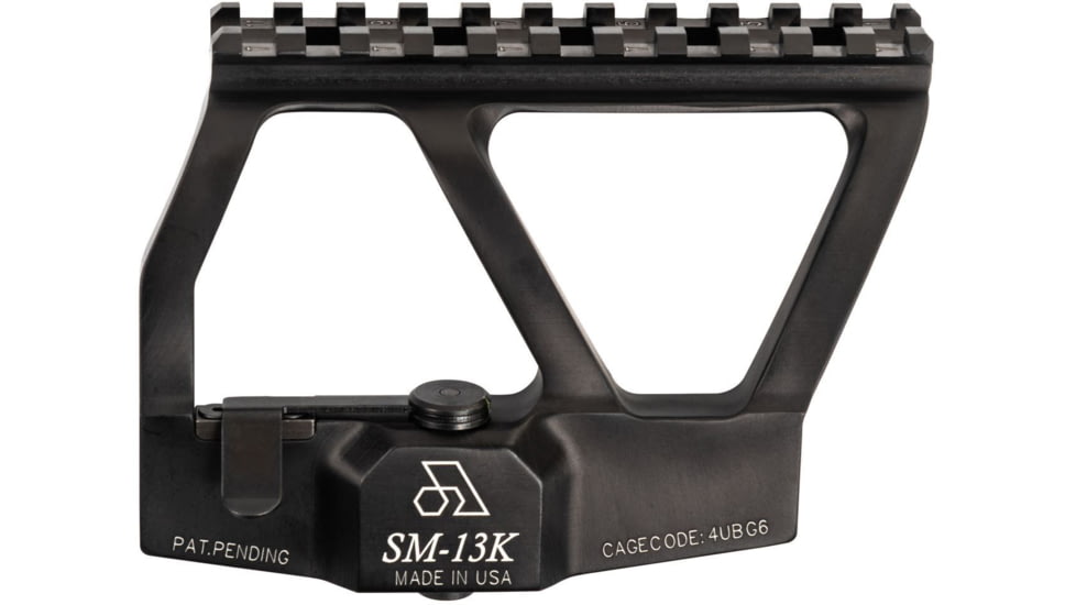 Arsenal Inc Next Gen Quick Release Riflescope Mounts w/ Picatinny Rail for AKSU, Black, 5in, SM-13K