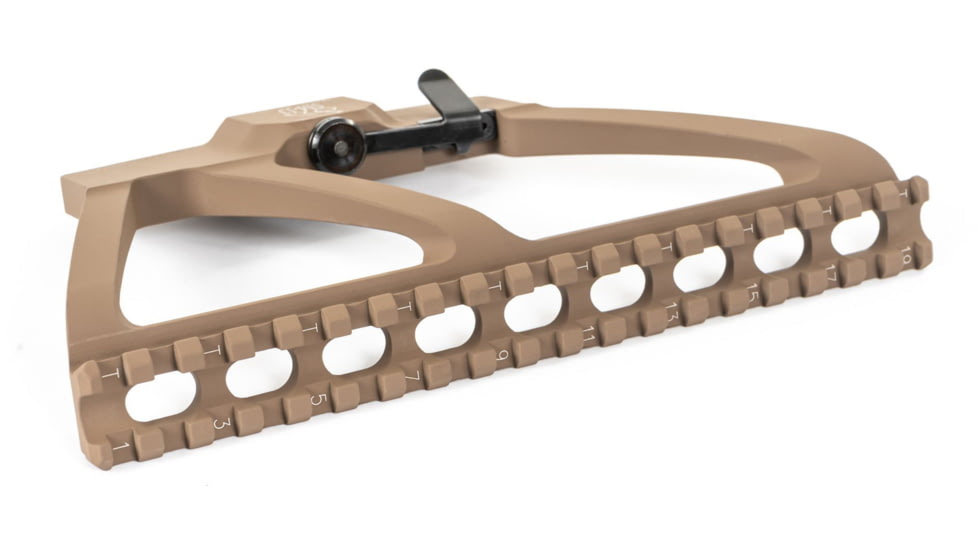 Arsenal Inc Riflescope Mount for AK with Side Rail Low Profile, Flat Dark Earth, 7.5in, SM-13FDE