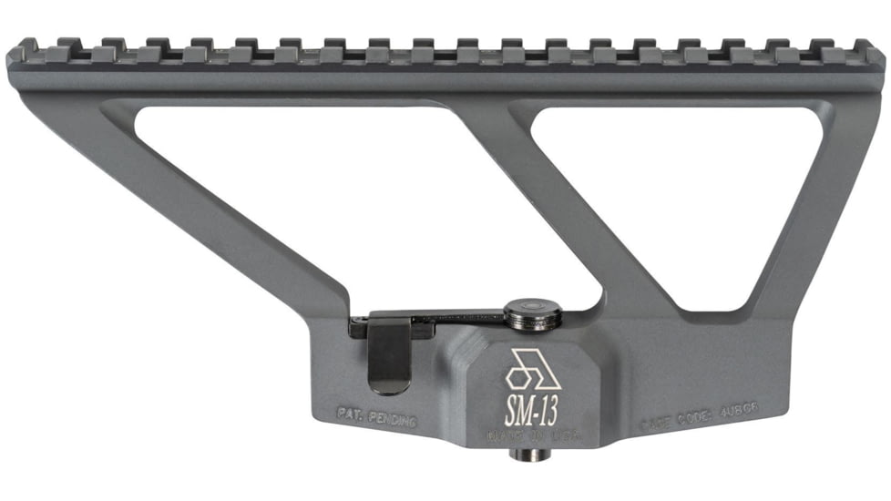 Arsenal Inc Riflescope Mount for AK with Side Rail Low Profile, Gray, 7.5in, SM-13GY