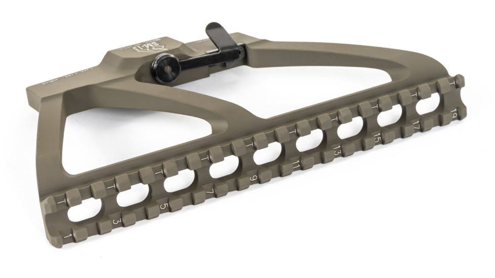 Arsenal Inc Riflescope Mount for AK with Side Rail Low Profile, OD green, 7.5in, SM-13G