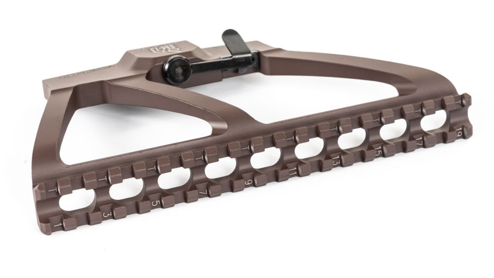 Arsenal Inc Riflescope Mount for AK with Side Rail Low Profile, Plum, 7.5in, SM-13P