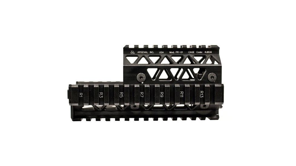 Arsenal PR-01 PR-01 Picatinny Quad Rail Handguard Sys AK-47/74 Alum Black
