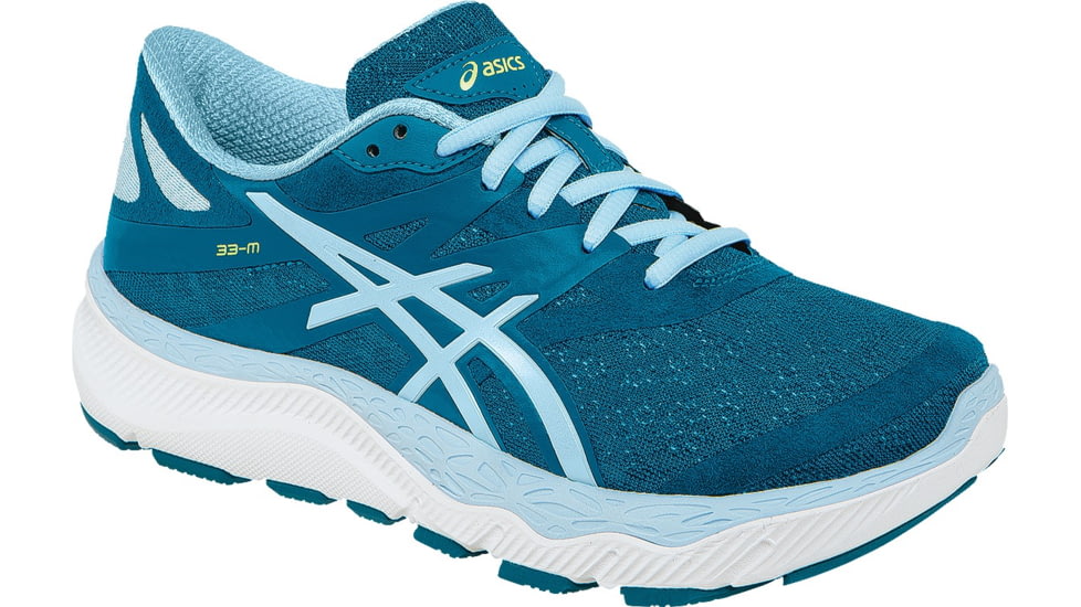 Asics 33-M Road Running Shoe - Womens-Blue/Blue/White-Medium-8 US