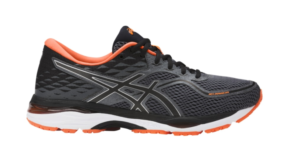 Asics GEL-Cumulus 19 Road Running Shoes - Men's, Carbon/Black/Hot Orange, Medium, 10 US T7B3N.9790-10