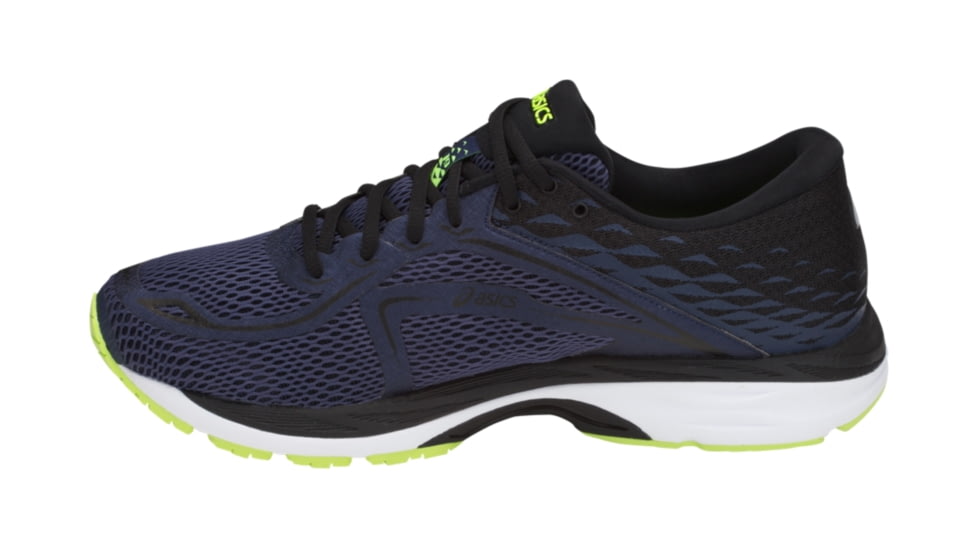 Asics GEL-Cumulus 19 Road Running Shoes - Men's, Indigo Blue/Black/Safety Yellow, Medium, 10 US T7B3N.4990-10