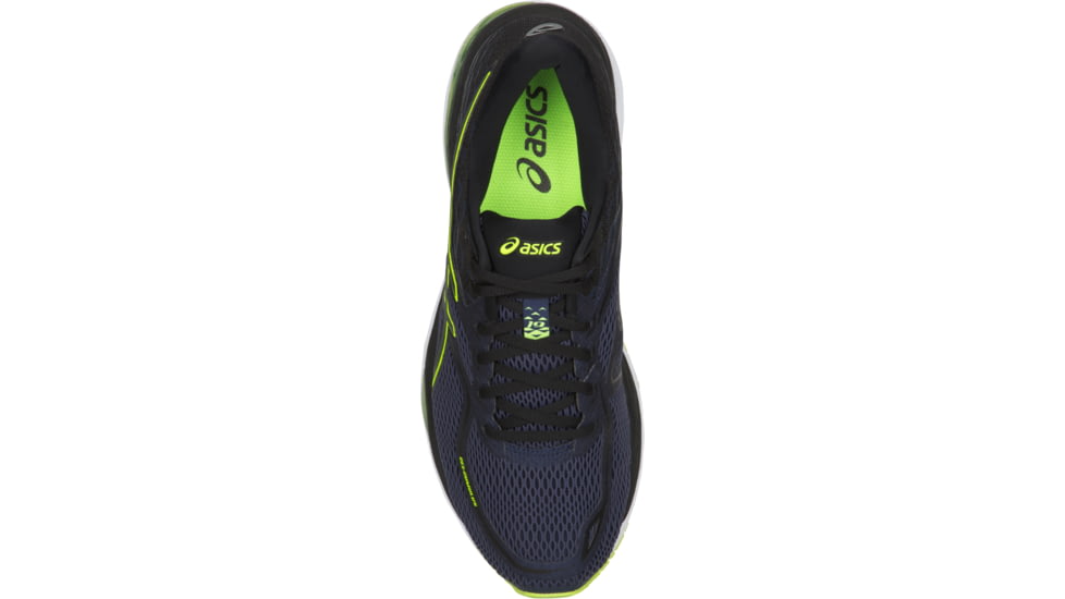 Asics GEL-Cumulus 19 Road Running Shoes - Men's, Indigo Blue/Black/Safety Yellow, Medium, 10 US T7B3N.4990-10