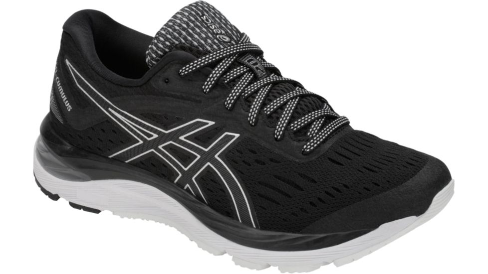 Asics GEL-Cumulus 20 - Womens, Black/White, 9.5, Medium, 1012A008.021-9.5