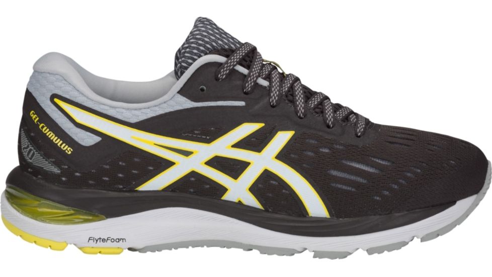 Asics GEL-Cumulus 20 - Womens, Dark Grey/White, 10, Medium, 1012A008.021-10